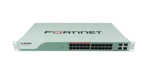 FS-224D-POE-USG Fortinet FortiNetwork Switch 24 x Ports 1000Base-T PoE+ + 4 x Ports SFP 1U L2/L3 Managed Ethernet Network Switch