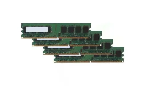 GX084AV HP 2GB Kit (4x512MB) DDR2-800MHz PC2-6400 Non-ECC Unbuffered UDIMM CL6 1Rx8 1.8V 240-Pin Memory Module