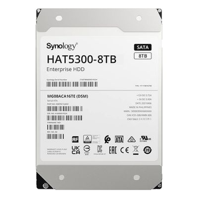 HAT5300-8T Synology 8TB 7200RPM SATA 6Gb/s 512e 256MB Cache 3.5-inch Hard Drive