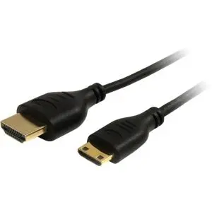 HDMIACMM3S StarTech 3ft Slim High Speed HDMI Cable with Ethernet HDMI to HDMI Mini MM
