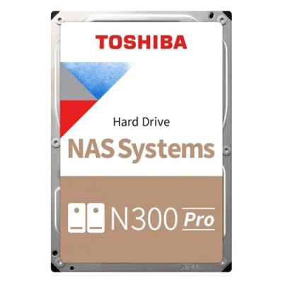 HDWG460XZSTB Toshiba N300 Pro 6TB 7200RPM SATA 6Gb/s 256MB Cache (512e) 3.5-inch NAS Hard Drive
