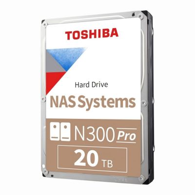 HDWG62AXZSTB Toshiba N300 Pro 20TB 7200RPM SATA 6Gb/s 512MB Cache 3.5-inch Hard Drive