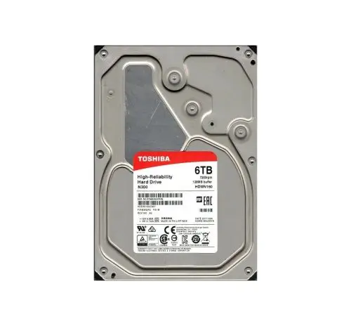 HDWN160UZSVA Toshiba 6TB 7200RPM SATA 6Gb/s 128MB Cache 3.5-Inch Hard Drive