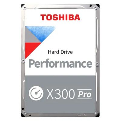 HDWR62AXZSTB Toshiba X300 Pro 20TB 7200RPM SATA 6Gb/s 512MB Cache (512e) 3.5-inch Performance Hard Drive