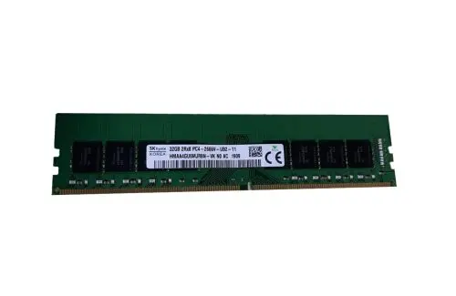 HMAA4GU6MJR8N-VK Hynix 32GB DDR4-2666MHz PC4-21300 Non-ECC Unbuffered UDIMM CL19 2Rx8 1.2V 288-Pin Memory Module 