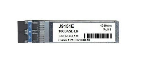 J9151E HP Aruba 10Gb/s 10GBase-LR Single-Mode Fibre 10km LC Connector SFP+ Transceiver Module for 8325 Switch Series