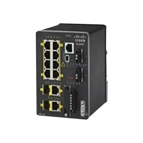IE-2000-8TC-G-B-RF Cisco Industrial Ethernet IE 2000 Series 8 x FE Ports 10/100BAse-TX + 2 x GE Combo SFP Ports Layer 2 Managed Din Rail-Mountable Fast Ethernet Network Switch