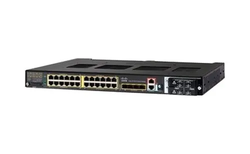 IE-4010-4S24P-RF Cisco Industrial Ethernet 4010 Series 24 x Ports PoE+ 1000Base-T + 4 x Ports SFP Uplink 1U Rack-mountable Layer 3 Managed Fast Ethernet Network Switch
