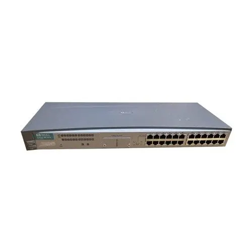 J3302-69001 HP ProCurve 24 x Ports 10/100Base-T RJ-45 Rack-mountable External Network Hub