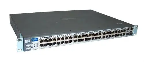 J4899-69401 HP ProCurve 2600 Series 2650 48 x RJ-45 Ports 10/100Base-TX + 2 x RJ-45 GE Ports + 2 x SFP(mini-GBIC) Ports Layer 3 Managed 1U Rack-mountable Stackable Fast Ethernet Network Switch