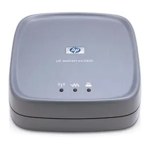 J7951-61021 HP JetDirect EW2400 1 x Port 10/100Base-TX + 1 x Port USB 802.11b/g Fast Ethernet Wireless External Print Server