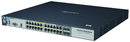 J8692-80099 HP ProCurve 3500yl series 3500-24G-PoE yl 24 x RJ-45 Ports PoE 10/100/1000Base-T + 4 x SFP (mini-GBIC) Ports + 1 x Open Module Slot Layer 3 Managed Rack-Mountable Gigabit Ethernet Network Switch
