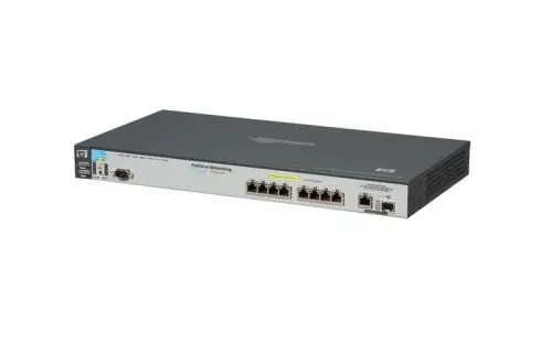 J8762-69001 HP ProCurve 2600 Series 2600-8-PWR 8 x RJ-45 Ports PoE 10/100Base-TX + 1 x Dual-Personality RJ-45/SFP mini-GBIC Port Layer 2 Managed Rack-mountable Fast Ethernet Network Switch