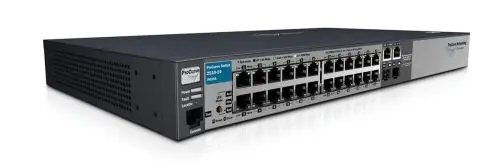 J9019-69001 HP ProCurve 2510 Series 2510-24 24 x RJ-45 Ports 10/100Base-TX + 2 x Dual Personality RJ-45/SFP (mini-Gbic) Uplink Ports Layer 2 Managed Rack-mountable Fast Ethernet Network Switch