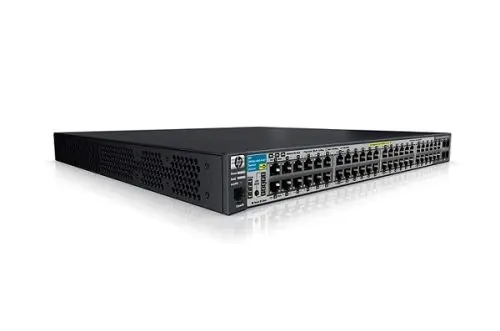 J9050-8009 HP ProCurve 2900 Series 2900-48G 44 x RJ-45 Ports 10/100/1000Base-T + 2 x CX4 Ports + 2 x X2 Ports + 4 x Dual Personality RJ-45/SFP (Mini-GBIC) Ports Layer 3 Managed Rack-mountable Gigabit Ethernet Network Switch