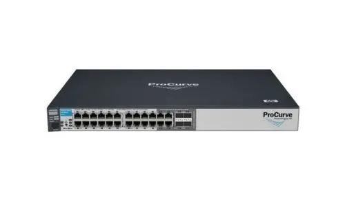 J9279-69001 HP ProCurve 2510 Series E2510-24G 20 x RJ-45 Ports 10/100/1000Base-T + 4 x Dual Personality RJ-45/SFP (mini-GBIC) Ports Layer 2 Managed Rack-mountable Gigabit Ethernet Network Switch