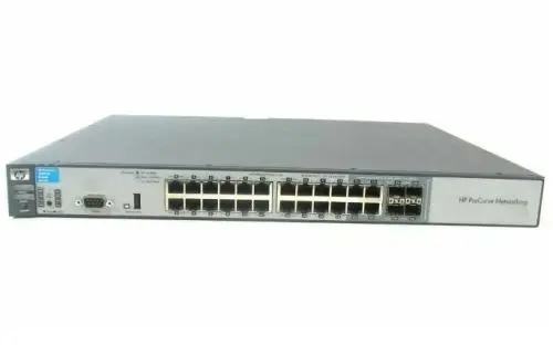 J9470A#ABA HP ProCurve 3500 Series 3500-24 20 x RJ-45 Ports 10/100/1000Base-T + 4 x Dual Personality RJ-45/SFP(mini-GBIC) Layer 2 Managed Rack-mountable Gigabit Ethernet Network Switch