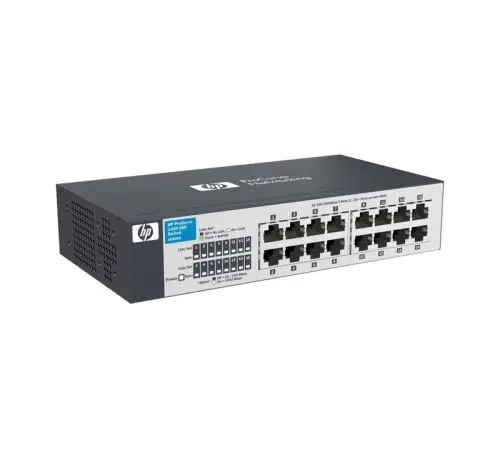 J9560-60101 HP ProCurve 1410 Series 1410-16G 16 x RJ-45 Ports 10/100/1000Base-T Layer 2 Unmanaged Rack-Mountable Gigabit Ethernet Network Switch