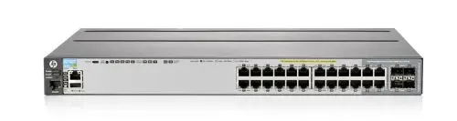 J9727A#ABA HP Aruba 2920-24G PoE+ 20 x RJ-45 Ports PoE+ 10/100/1000Base-T + 4 x RJ-45 dual-personality Ports PoE+ Layer 2 Managed Rack-mountable Gigabit Ethernet Network Switch