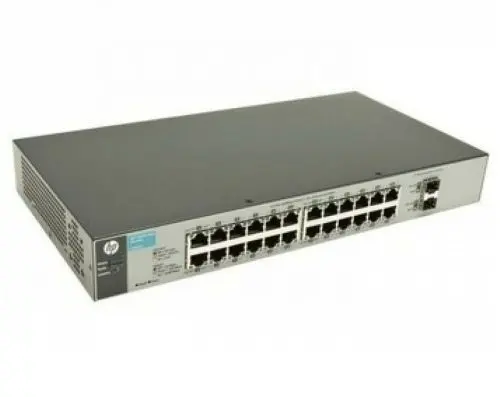 J9803A#ABA HP OfficeConnect 1810 Series 1810-24G v2 24 x RJ-45 Ports 10/100/1000Base-T + 2 x SFP (mini-GBIC) Ports Layer 2 Managed 1U Rack-mountable Gigabit Ethernet Network Switch