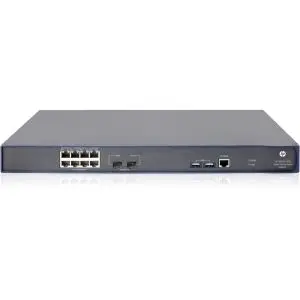 JG641A HP 830 8-Port PoE+ 8 x Dual Personality RJ-45/SFP Ports PoE+ 1000Base-T + 2 x SFP Ports Layer 2 Managed 1U Rack-Mountable Gigabit Ethernet Network Unified Wired WLAN Network Switch