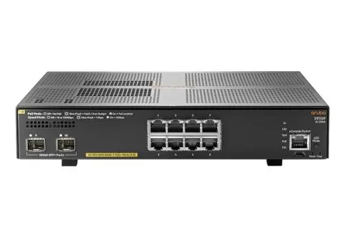 JL258A#ABA HP Aruba 2930F 8G PoE+ 2SFP+ 8 x RJ-45 Ports PoE+ 10/100/1000Base-T + 2 x SFP+ Ports Layer 3 Managed Rack-mountable Gigabit Ethernet Network Switch