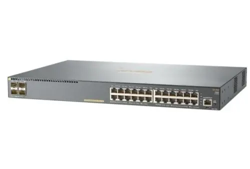 JL356A#ABA HP Aruba 2540 Series 2540 24G PoE+ 4SFP+ 24 x RJ-45 Ports PoE+ 10/100/1000Base-T + 4 x SFP+ Ports Layer 2 Managed Rack-mountable Gigabit Ethernet Network Switch