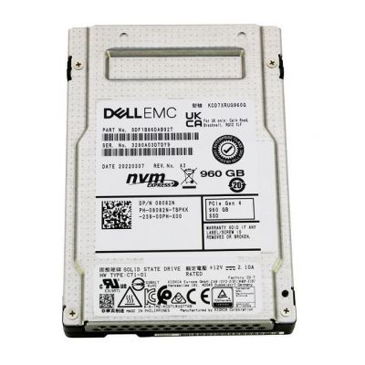 KCD7XRUG960G Kioxia CD7-R 960GB PCIe 4.0 x4 NVMe U.2 2.5-Inch Read Intensive Solid State Drive
