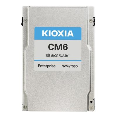 KCM6XRUL15T3 KIOXIA CM6 15.36TB Triple-Level Cell PCI Express NVMe 4.0 x4 U.3 2.5-Inch Solid State Drive