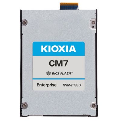 KCM7XRJE7T68 Kioxia CM7-R 7.68TB PCIe Gen 5.0 x4 NVMe E3.S Read Intensive Solid State Drive