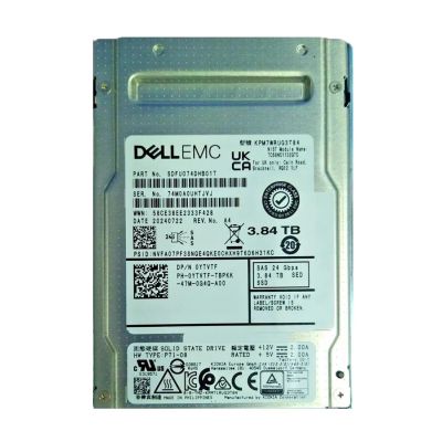 KPM7WRUG3T84 Kioxia PM7-R Series 3.84TB SAS 24Gb/s FIPS SED 2.5-inch Internal Solid State Drive  Dell OEM