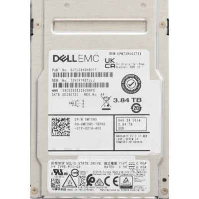 KPM7XRUG3T84 KIOXIA PM7 3.84TB Triple-Level Cell SAS 24Gb/s 2.5-Inch Solid State Drive