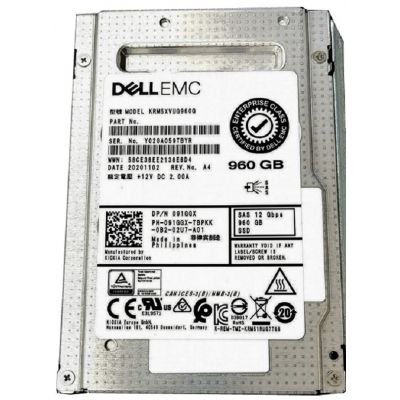 KRM5XVUG960G Dell 960GB SAS 12Gb/s Mixed Use 2.5-Inch Solid State Drive