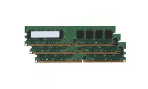 KV974AV HP 3GB Kit (3x1GB) DDR2-800MHz PC2-6400 Non-ECC Unbuffered UDIMM CL6 1Rx8 1.8V 240-Pin Memory Module