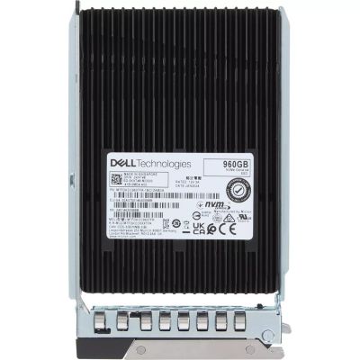 KXT48 Dell 960GB DC PCIe Gen 4.0 x4 NVMe Read Intensive U.2 Solid State Drive with Carrier