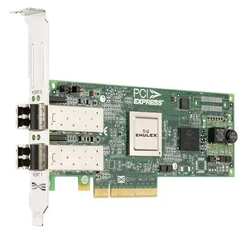 LPE12002-M8 Emulex LightPulse 2-Port 8GB/s Fibre Channel PCI-Express Host Bus Adapter