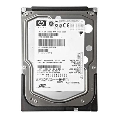 MAU3036NP Fujitsu 36GB 1500RPM Ultra-320 SCSI 8MB Cache 3.5-inch Hard Drive
