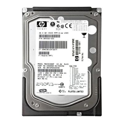 MAX3036NP Fujitsu 36GB 1500RPM Ultra-320 SCSI 8MB Cache 3.5-inch Hard Drive