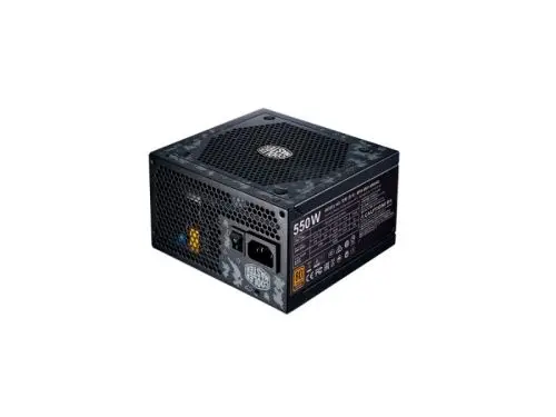 MPX-5501-AMAAB-EF Cooler Master MasterWatt 550-Watts 100-240V AC 8-4A 50-60Hz 80-Plus Bronze Semi Modular ATX Power Supply