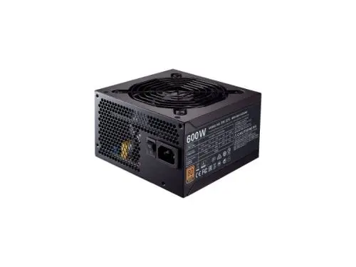 MPX-6001-ACAAB-BU Cooler Master MWE 600-Watts 100-240V AC 10-5A 50-60Hz 80-Plus Bronze ATX Power Supply