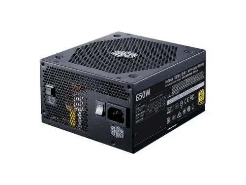 MPY-650V-AFBAG-IN Cooler Master V 650-Watts 100-240V AC 9-4.5A 50-60Hz 80-Plus Gold Full Modular ATX Power Supply