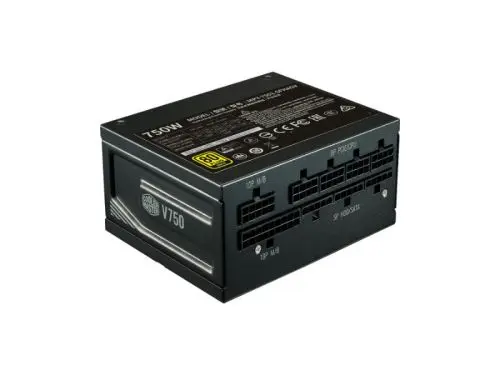 MPY-7501-SFHAGV-WO Cooler Master V 750-Watts 90-264V AC 10-5A 47-63Hz 80-Plus Gold Full Modular SFX Power Supply