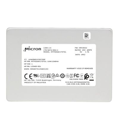 MTFDDAK1T0TDL Micron 1300 1TB 6Gb/s SATA 2.5-Inch HPE OEM Solid State Drive
