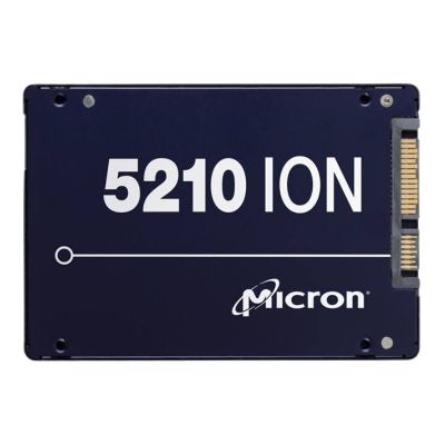 MTFDDAK3T8QDE-2AV1ZA Micron 5210 ION Series 3.84TB Quad-Level Cell SATA 6Gb/s 3D NAND 2.5-Inch Solid State Drive