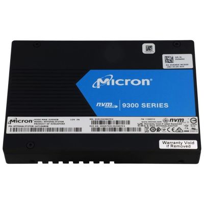 MTFDHAL3T2TDR-1AT1ZABDB Micron 9300 Max 3.2TB Triple-Level Cell PCI Express 3.0 X4 NVMe U.2 2.5-inch Solid State Drive