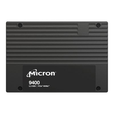 MTFDKCC25T6TGJ-1BC1ZAB Micron 9400 MAX 25.6TB Triple-Level Cell PCI Express NVMe 4.0 x4 U.3 2.5-Inch Solid State Drive