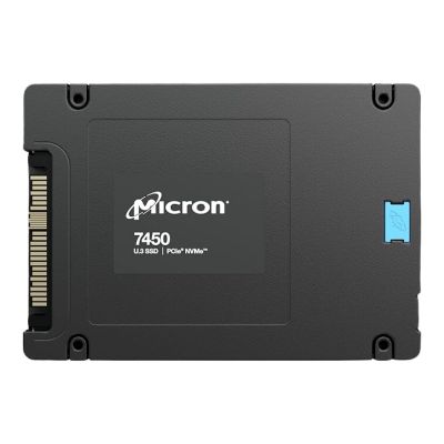 MTFDKCC3T2TFS-1BC1ZA Micron 7450 MAX 3.2TB Triple-Level Cell PCI Express NVMe 4.0 U.3 2.5-Inch Solid State Drive