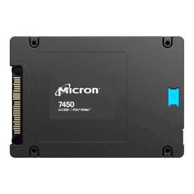 MTFDKCC7T6TFR-1BC1ZA Micron 7450 Pro 7.68TB Triple-Level Cell PCI Express NVMe 4.0 U.3 2.5-Inch Solid State Drive