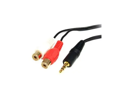 MU1MFRCA StarTech 6ft Stereo Audio Cable 3.5mm Male to 2x RCA Female
