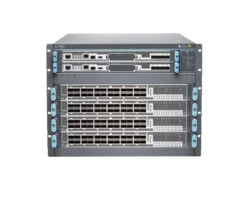 MX10004-BASE Juniper MX10004 4-Slot Chassis JNP10004 Includes 1 RE 2x Power Supplies 2 Fan Trays 2 fan tray controllers and 5 Switch Fabric Cards